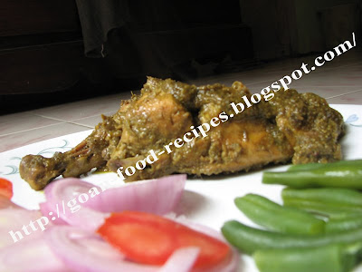 Mouth watering chicken cafreal!