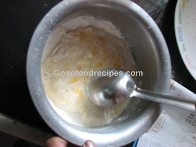 Mixing ingredients