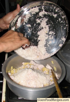 Add sugar to the mixture