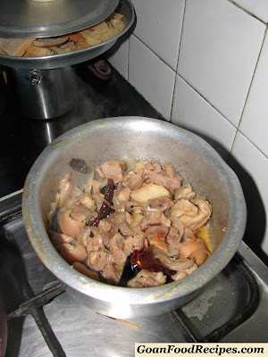 once brown the salted pork is ready
