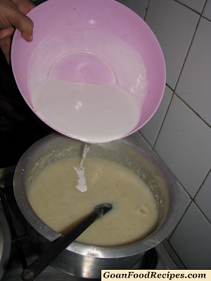 add thick coconut milk