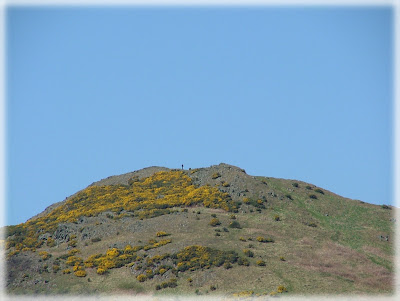 Climbing Arthur's Seat Arthur's Seat Climber