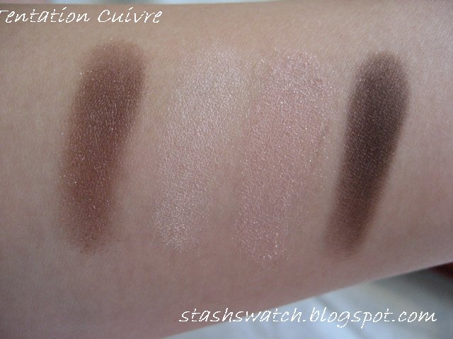 Stash Swatch: Chanel Holiday 2010 Tentation Cuivre quad