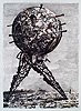 William Kentridge, Drawing for II Sole 24 Ore (World Walking), 2007