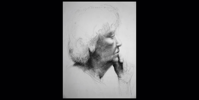 portret (ołówek/karton; 100/70 cm) (2006)
