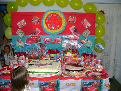 decoracion de cars - FIESTAIDEAS.com