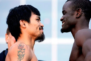 Pacquiao vs Clottey Weigh In
