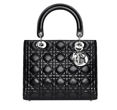 dior makeup 2009. Lady Dior Handbag in Black
