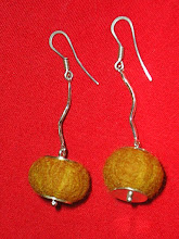 Aros plata y fieltro (43)