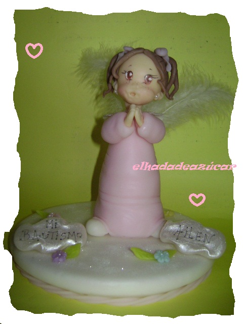 adorno torta angelita