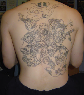Back Tattoo, full body tattoo