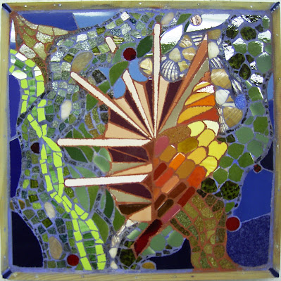 El Arte De Etsuko 悦子のアート Mosaico モザイク画 テーマは海