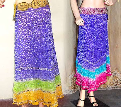 Bandhani Skirts
