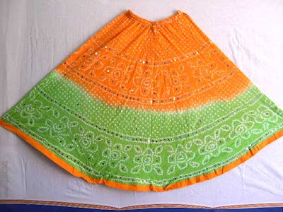 Bandhani Skirts