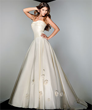 White Wedding Gown 1001