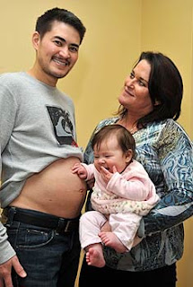 Pregnant man Beattie delivers second child