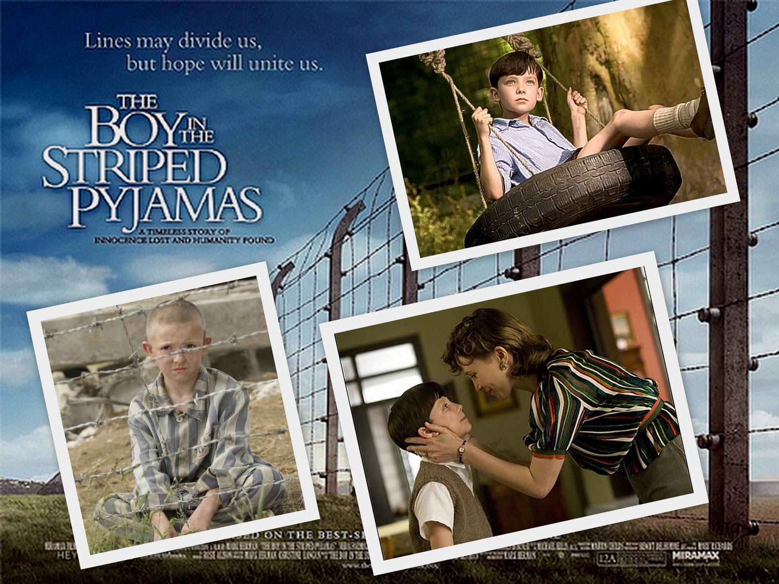 The Boy In Striped Pajamas lines may divide us, but hope will unite