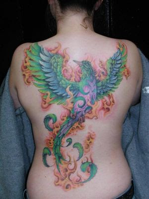 Back Phoenix Tattoos gallery Back Phoenix Tattoos gallery