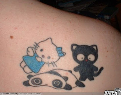 hello kitty tattoo art. Body Woman