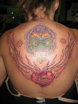 Back Tattoo,Art Tattoo, Sexy Girls Tattoo
