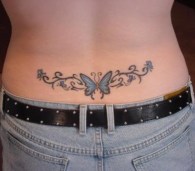 lower back tattoo pictures. Back Tattoos For Women. yeah