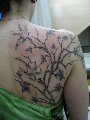 Tree Tattoo Design for Girls 2011. Chest Tattoo Design for Younger Girls