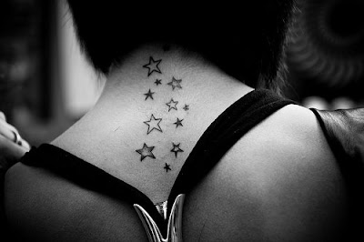 Stars Neck Tattoos