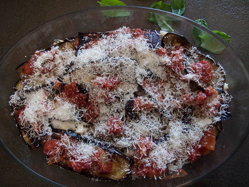 melopapilles Le gratin d'aubergine à la parmesane