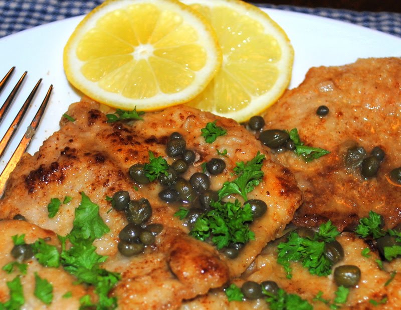 THE JOYS OF LIFE! Veal Piccata With Capers In A Lemon Sauce