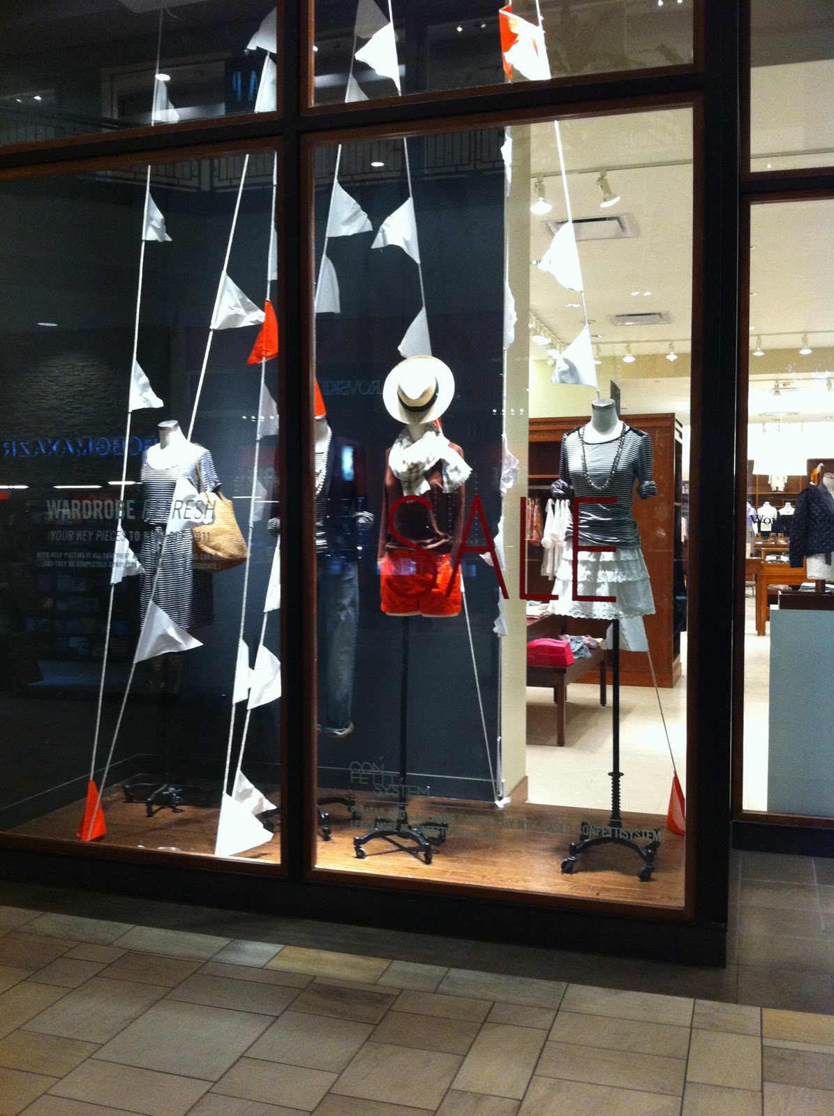 Nautical by Nature Nautical Photo of the Week J.Crew store display