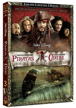 Estuche del dvd de Piratas del Caribe 3: En el Fin del Mundo - Edición Limitada