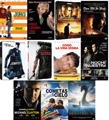 Estrenos DVD del 22 al 31 de Agosto de 2008