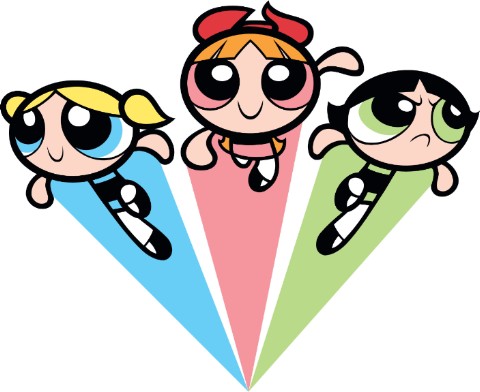 Cartoon Strong Girl