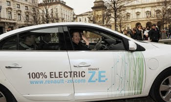 auto elettrica sindaco moratti