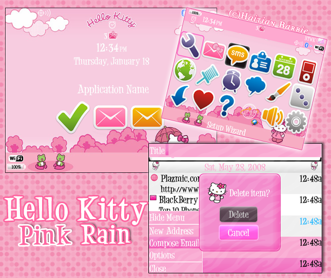 Haitian Barbie's Blackberry Themes