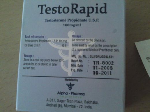 SEARCH AND BUY THIS PRODUCT Rbbservice - the steroids blog: TestoRapid 100mg prop