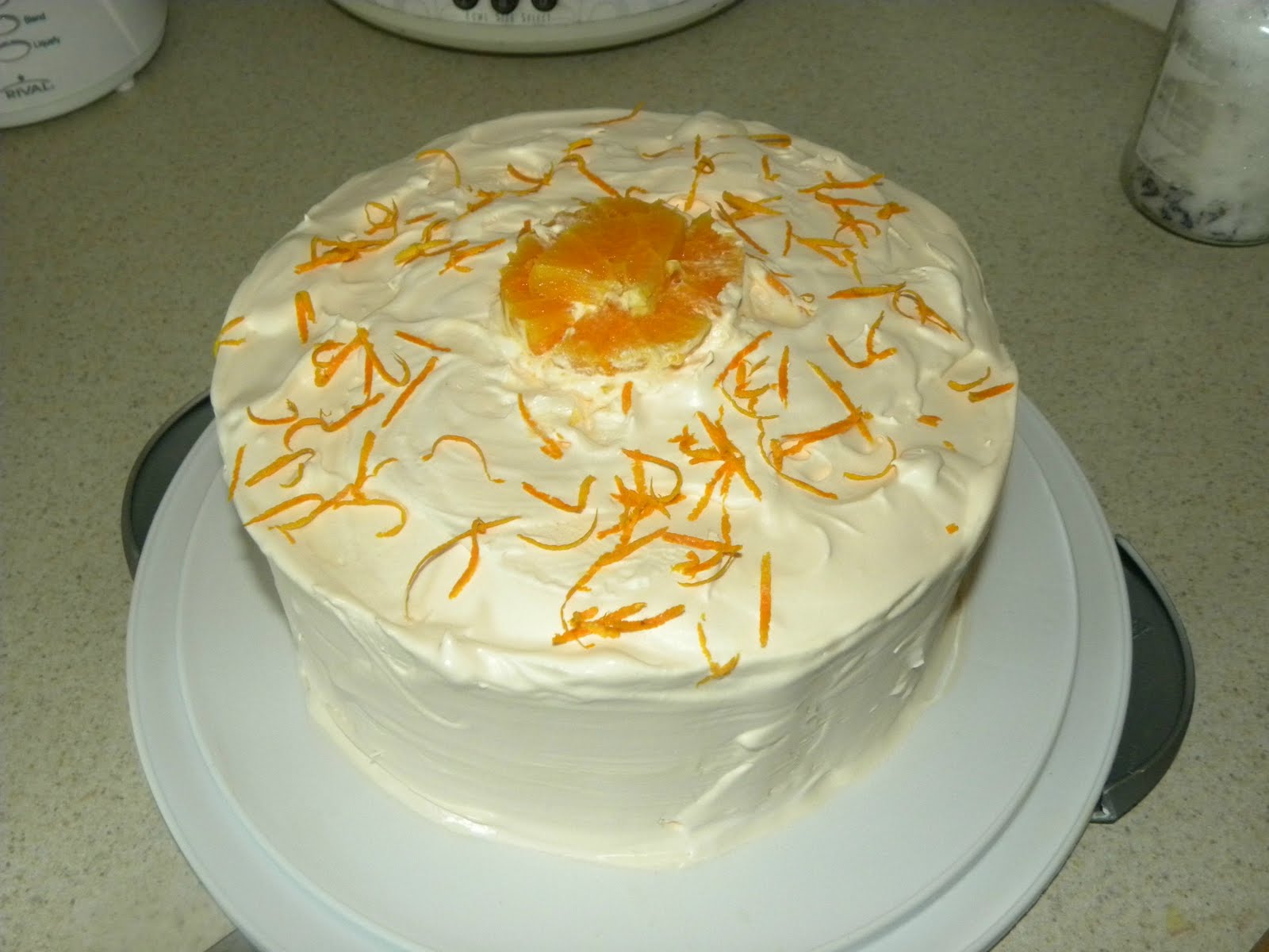 Cookin' with Super Pickle Orange Dream Ice Cream Cake and Chocolate