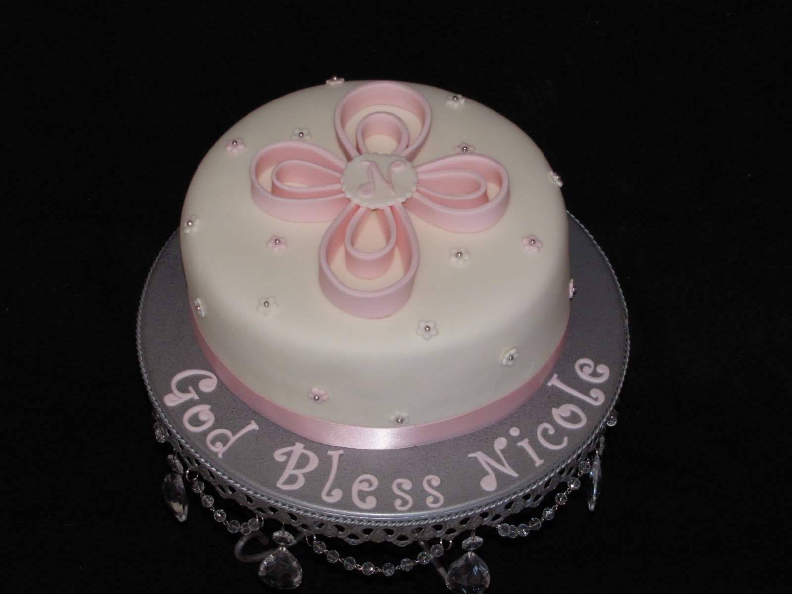 Baked With Love by Lisa: First Communion Cake