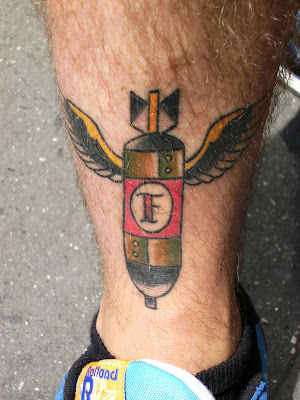 tattoo to memorialize him for the rest of their lives. Thus, the F-Bomb: