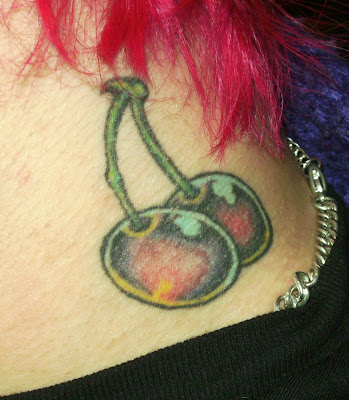 Female Tattoos With Nice Cherry Tattoo Designs Galleries Picture 4