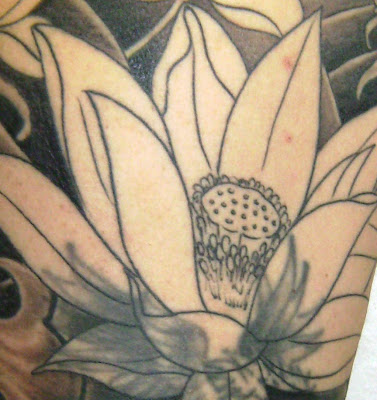 Japanese Flower Tattoo Design