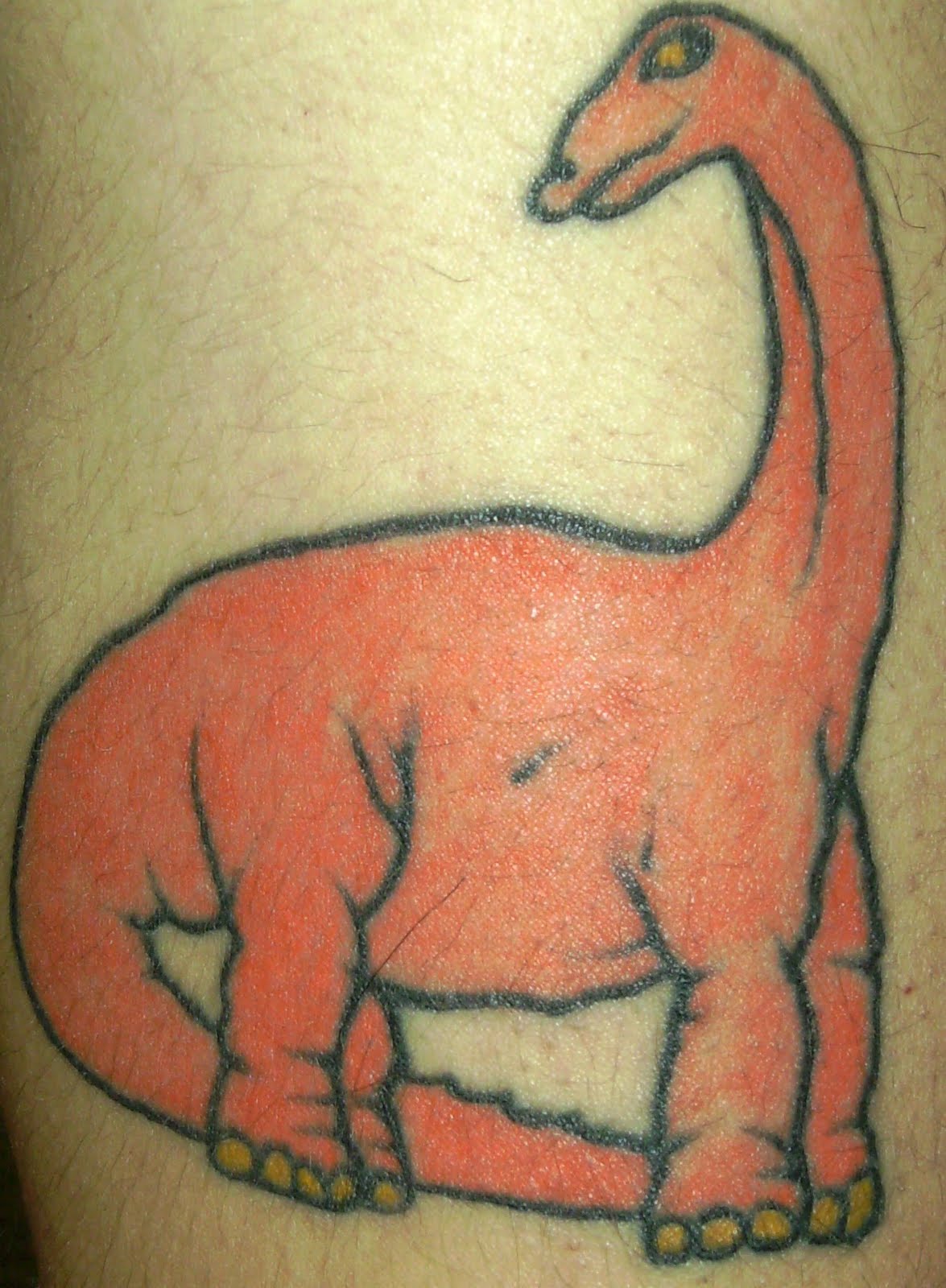 tattoo tattoos brontosaurus tattoosday eclectic tg two