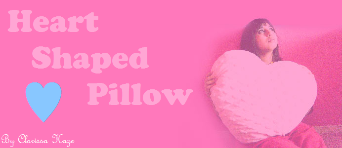 Heart Shaped Pillow {Welcome to my life}