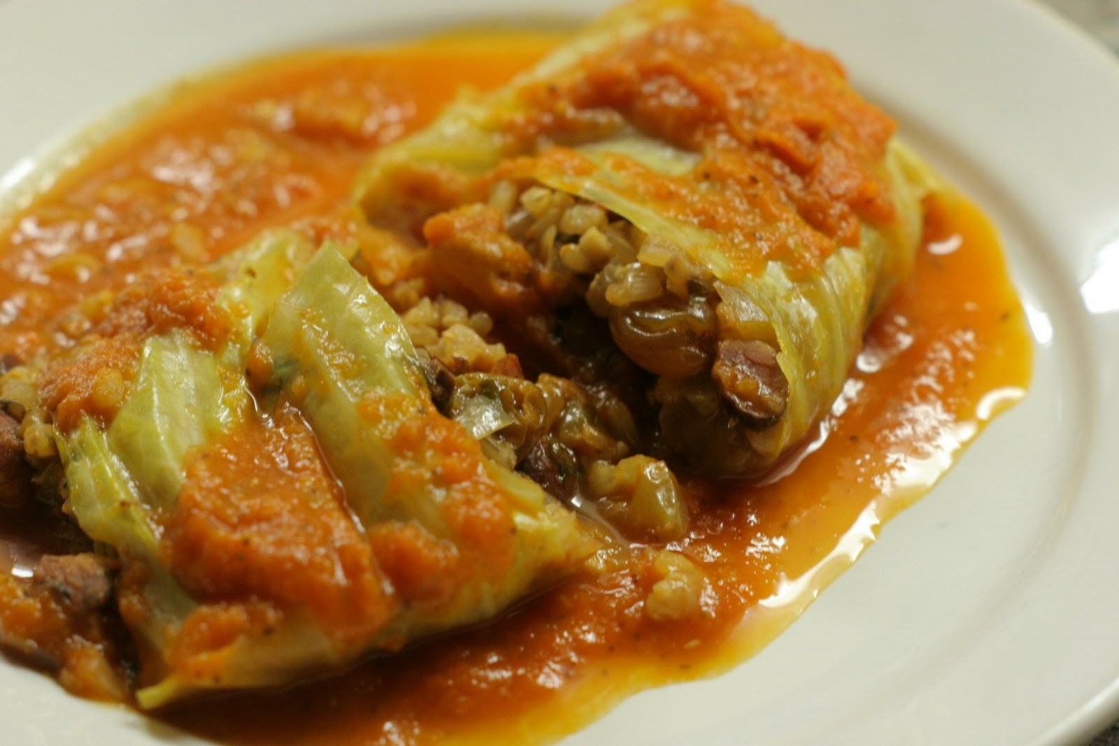 Four seasons of food Stuffed cabbage leaves