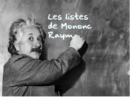 Les listes de Mononc Ray