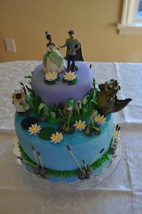 Princess and the Frog cake (by princess mononoke kodama bobblehead. Princess and the Frog cake (by