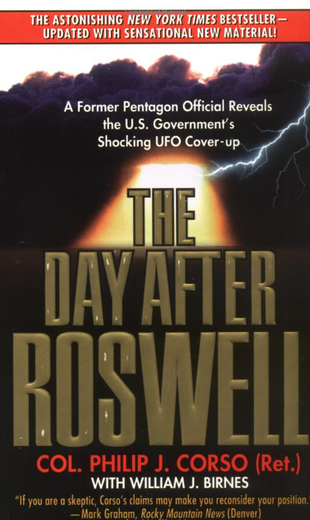 The Day After Roswell Philip Corso
