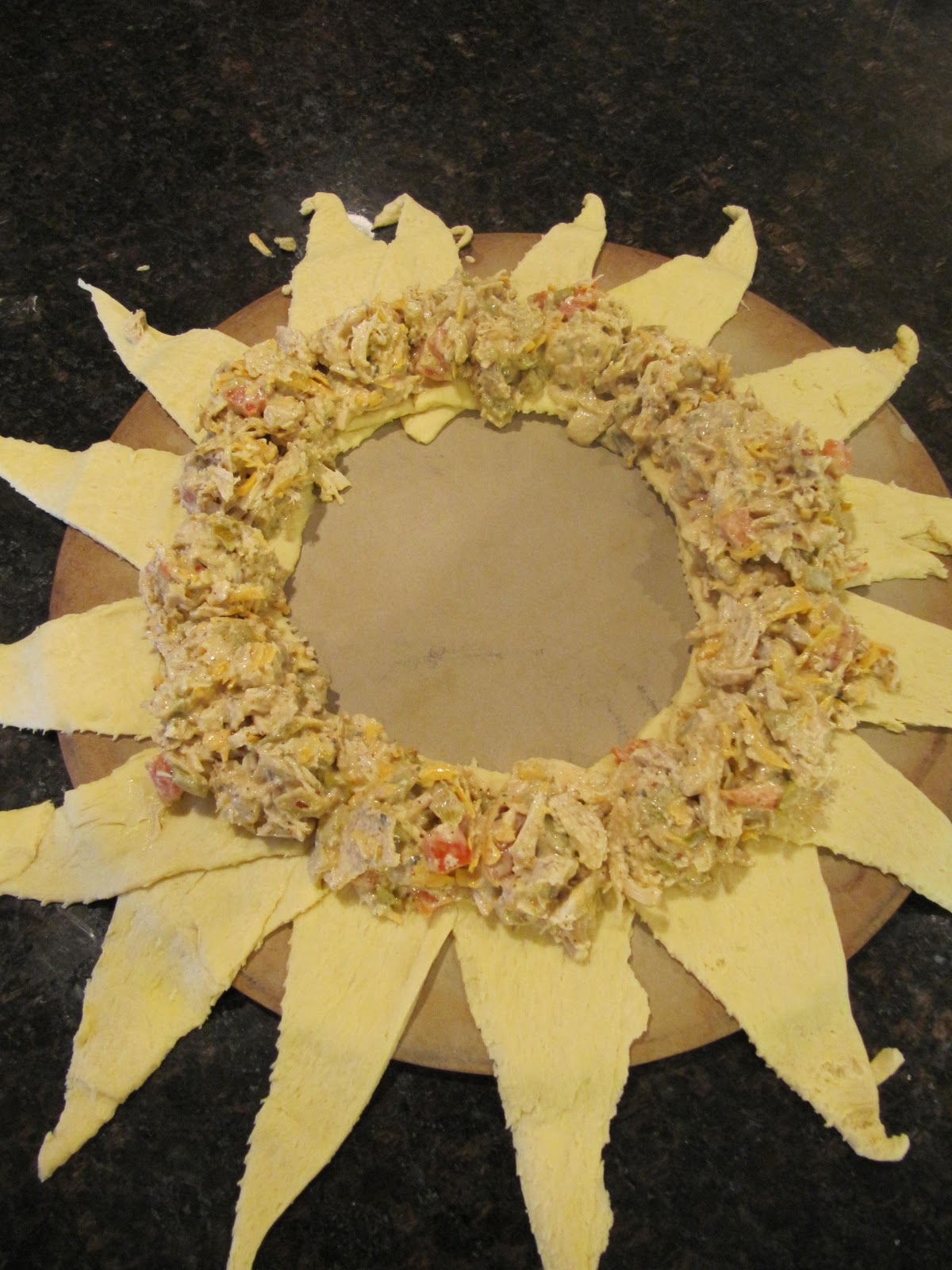 A Jill of All Trades Chicken Enchilada Ring