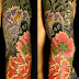 Japanese TATTOO Horimitsu style 牡丹散らしscatter peonies