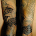 Japanese TATTOO Horimitsu style 鯉と牡丹 koi fish & peonies